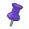 Pin violett